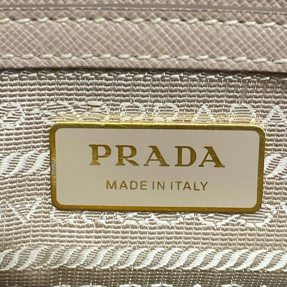 Prada Galleria Handbag Beige Gold - Picture 9 of 15